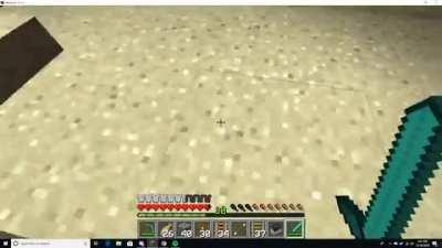 [Minecraft] now that’s a lot of damage