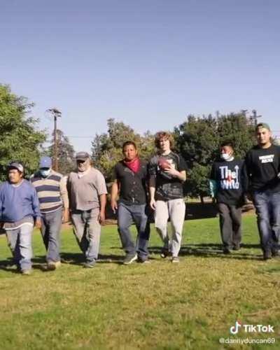 Dudes probably thought he meant fútbol