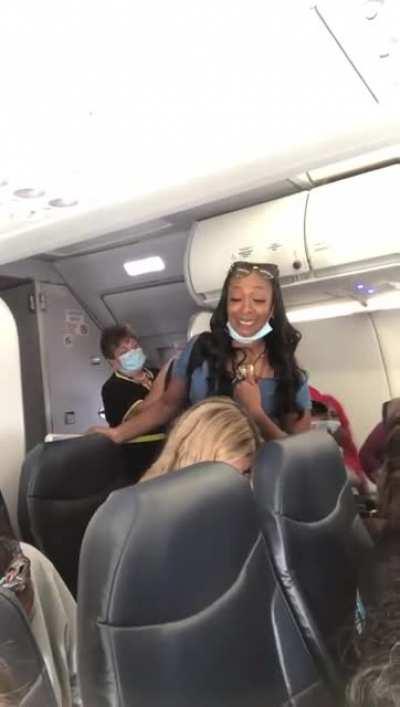 Coworker just came back from a flight to show me this video she took