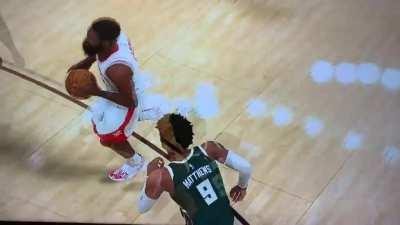 Harden has taken travailing to a whole new level.