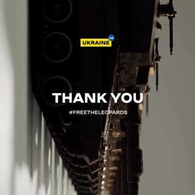 Ukraine’s official Instagram thanks Germany for freeing the Leopards! 🐆