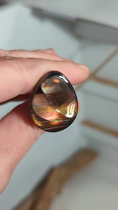Fire magnetite obsidian 