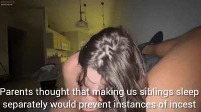 When their parents suggested the idea, Grace(21) and David(24) were unfazed. They always knew that they could always sneak and fuck behind their parents back