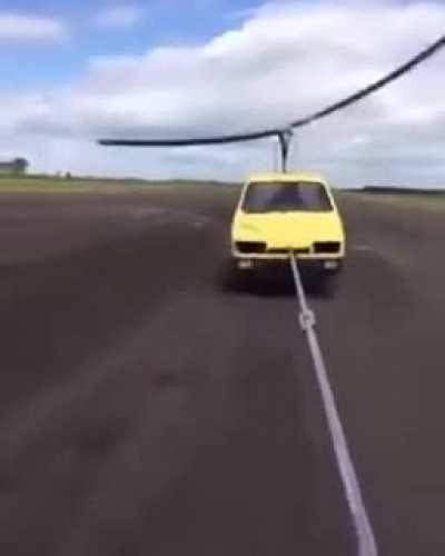To make a flying car