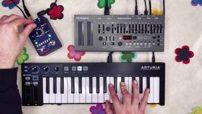 Short Ambient jam with a minimal setup