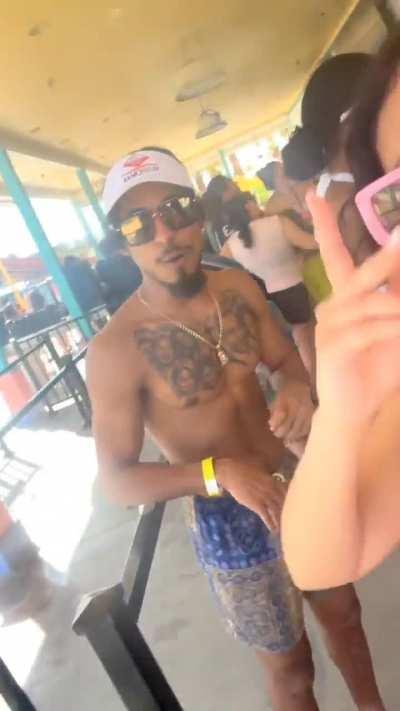 Jaden Newman at Cowabunga Bay Waterpark | TikTok post