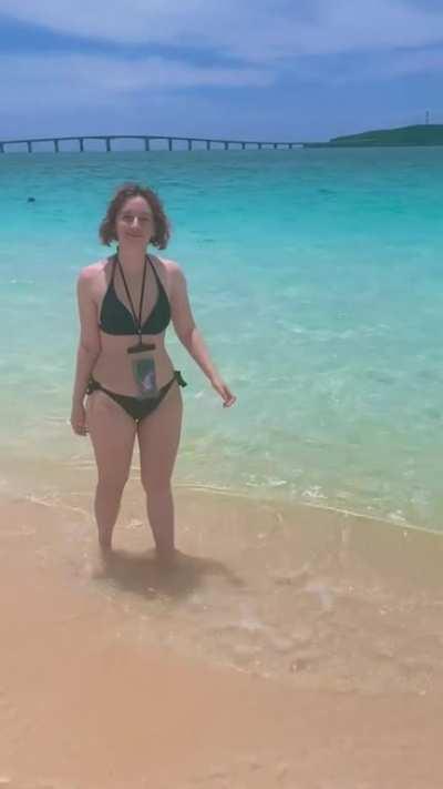 Shes getting more comfortable