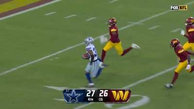 [Highlight] Thomas recovers the onside kick and returns it for a touchdown 