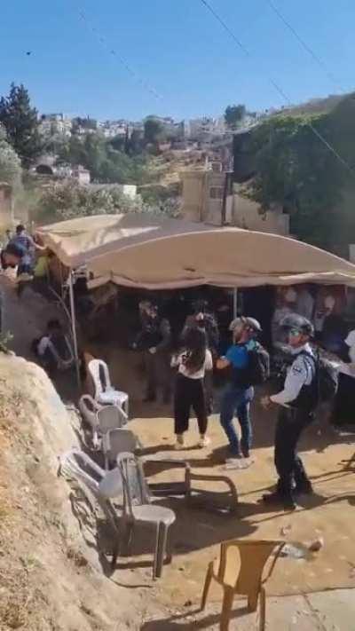 Israeli soldiers violently raided a peaceful demonstration by Palestinians. Hundreds took part in a marathon last Friday to protest the Sheikh Jarrah ethnic cleansing.