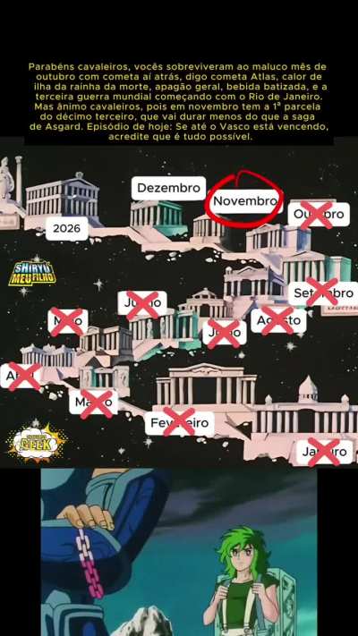 Fim de novembro cavaleiros