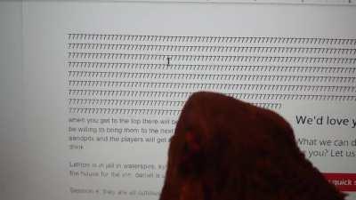 She typed on my laptop and then made a grand escape!