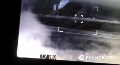 RU Tank POV: M2A2 ODS-SA Bradley being destroyed by tank fire