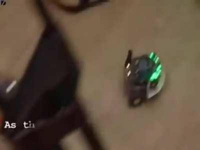 A fucking RAT BRAIN controlling a robot