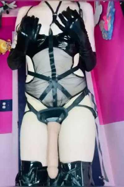 Who wants a turn taking Goddess’ cock first? You must start by gagging on it, to get it nice and wet for your slutty little fuckhole. Suck me off well enough and I’ll pound your ass raw