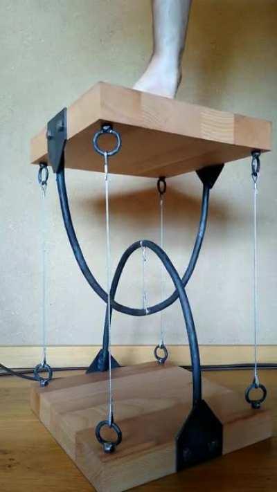 My interpretation of a tensegrity table