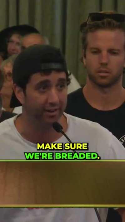 Who wrote this man’s speech..?