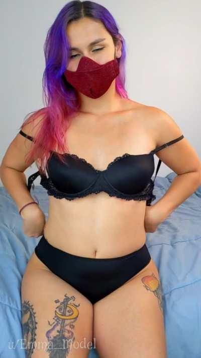 I hope you like neon hair, tattoos and small titties