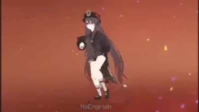 Hu Tao's new idle animation