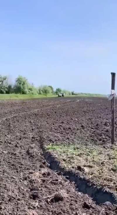 Ukrainian farmers cleaning their fields from the scrap metal