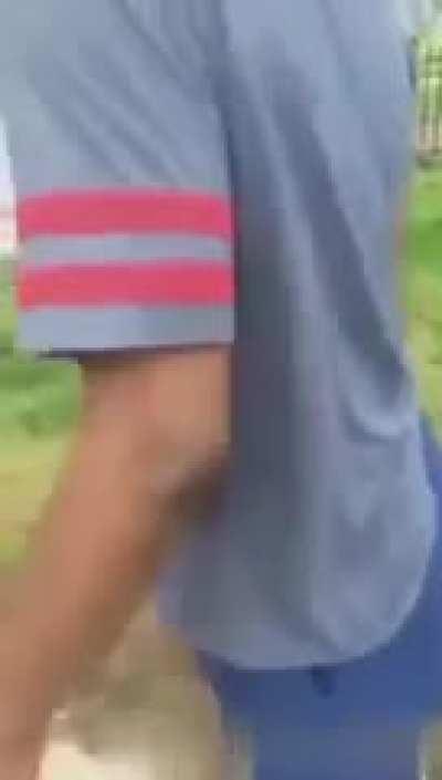 Guy Proves Gay doesn't Mean Punk!