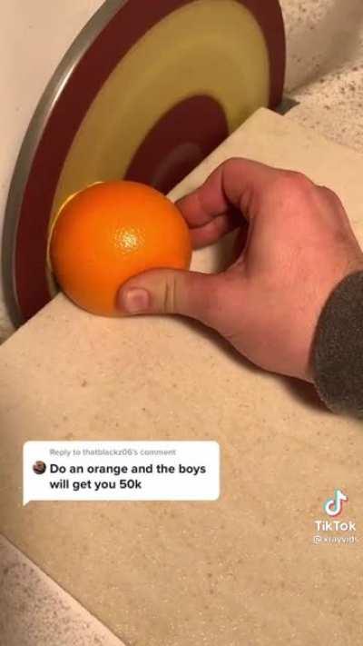 Mans fingers were way to close for comfort.