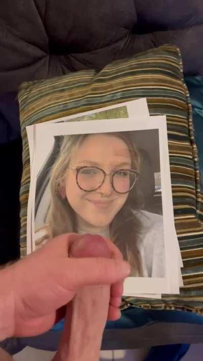 Tribute Cumshot Cum Facial BWC Glasses Redhead