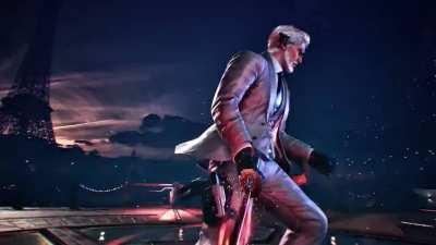 The new character in Tekken literally uses a HF Blade.