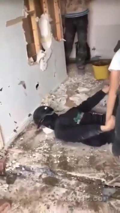 Let’s see if my head can be used as a battering ram