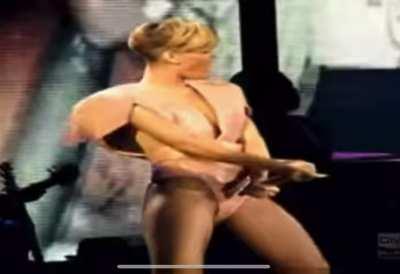 Rihanna on stage