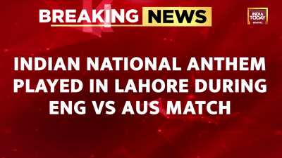 Indian national anthem played today in England-Australia match, accidentally.