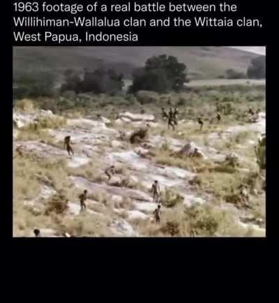 Footage of two Indonesian clans battling it out (1963)