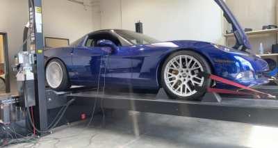 Ls2 c6 dyno run with basic bolt ons and e85 😃