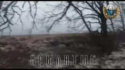 RU POV: Full video of a VDV recon squad assaulting Ukrainian positions in Kursk