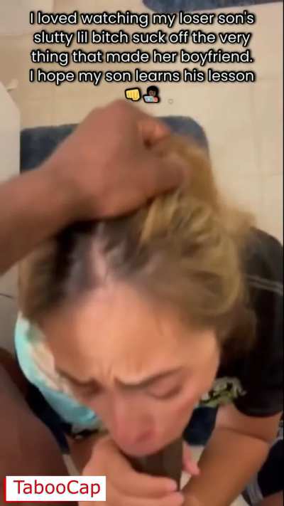 My Son's 18-Year-Old Girlfriend Sucks My BBC While He's in His Room // Full 7 Minute Video in Comment Section