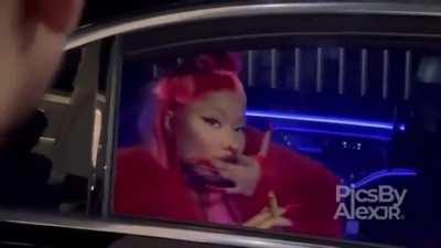 WTF Kinda Gas She Got Access To? Nicki Minaj Caught Allegedly High AF While Greeting Fans In Public!