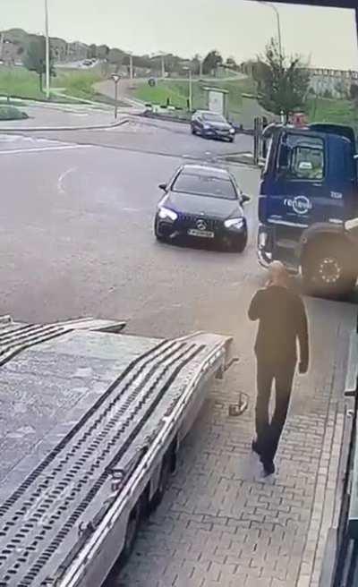 Right in the blind spot