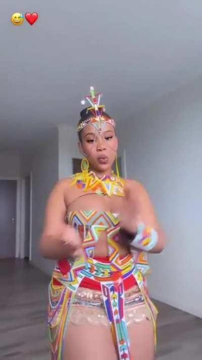 South African beauty.