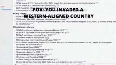 When their obsolete and mothballed equipment is outmatching your army. (hey mods it actually took me some effort, mostly because I'm a bit dumb)