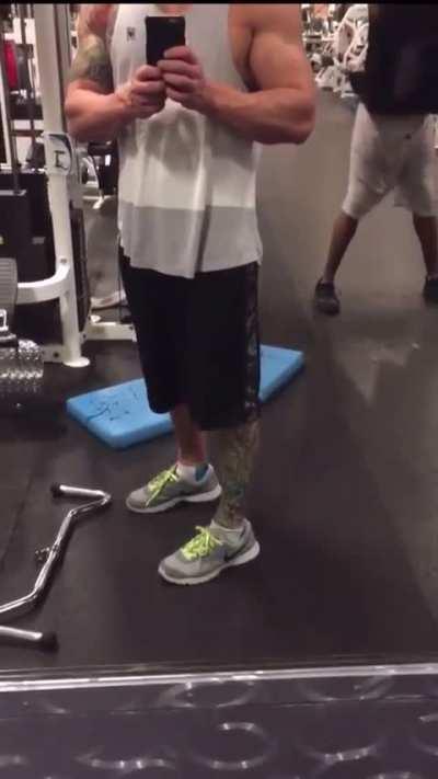 How dare you record somebody’s…..appendage. Go workout and mind your business