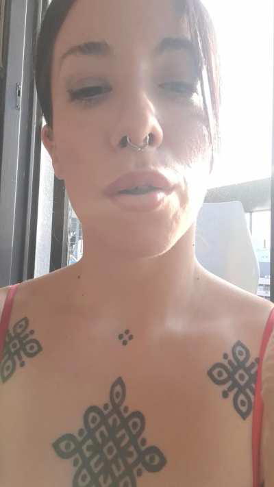 If you found me enjoying my afternoon ciggy in my red lingerie, What would you do?