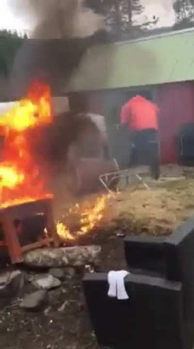 Well his day is ruined