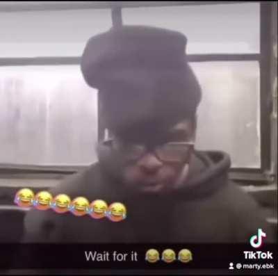 He forgot it was behind him