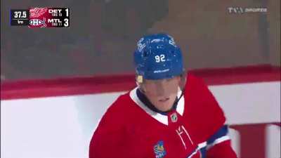 Today's government mandated Patrik Laine power play goal : 