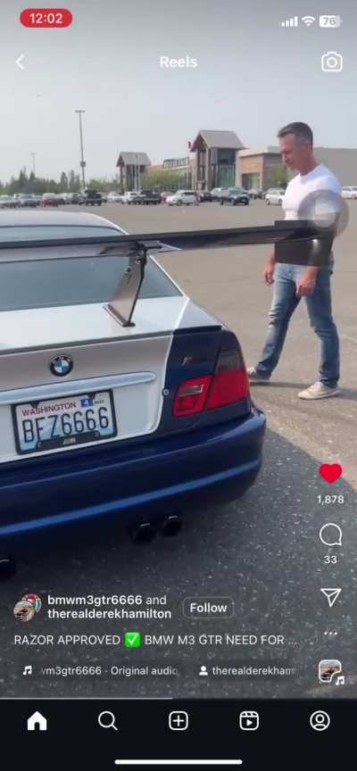 Imagine getting your car signed by Razor himself. Credit: @bmwm3gtr6666 on Instagram