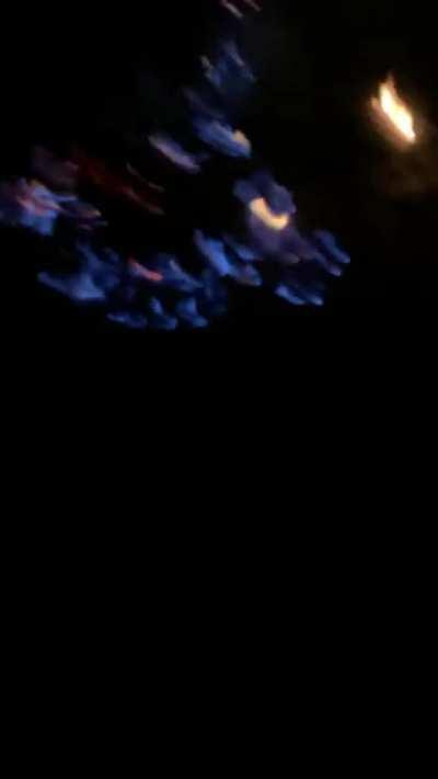 Fire being weird and just doing things fire wouldn’t do on a flat surface