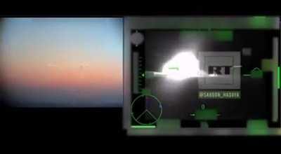 Ka-52 ATGM hits a Ukrainian IFV at relatively close range. Fireball visible on pilot and gunner monitors. Bakhmut area, uploaded 2023-08-01. 