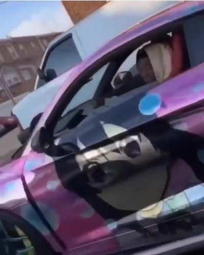 DABABY driving anime car