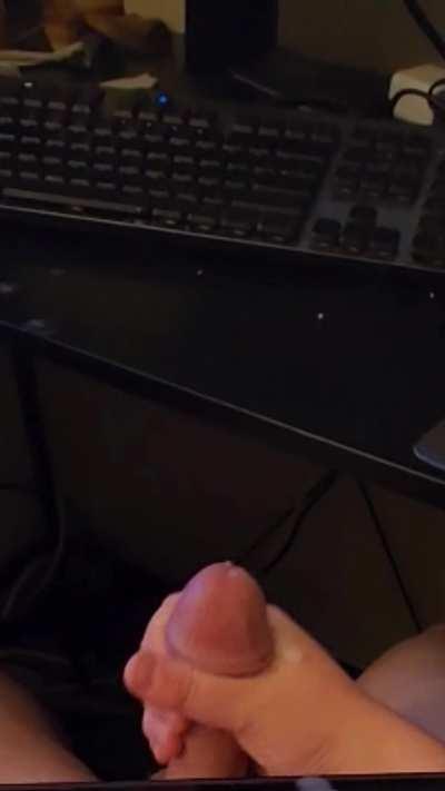 splattered a bit on my desk, help with the cleanup?