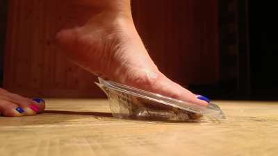 I swear, it's an incredible feeling—to sense every movement and those pathetic attempts to escape under my foot! It's so arousing!