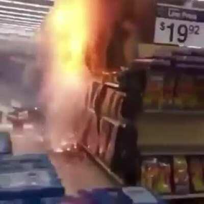 This is what happens when you give idiots access to lighters.